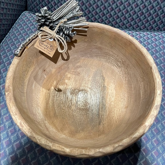 Mud Pie Dining Mud Pie New Wooden Bowl Poshmark